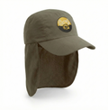 Fieldmaster Legionnaire Cap in Olive Green with fold-away neck flap for sun protection