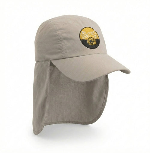 Fieldmaster Legionnaire Cap in Desert Khaki with sun protection neck shield for summer detecting.